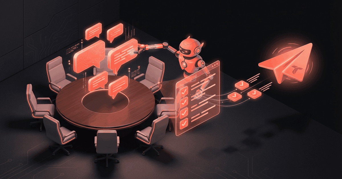 Never Miss a Meeting Action Item Again: AI Meeting Notes via Telegram