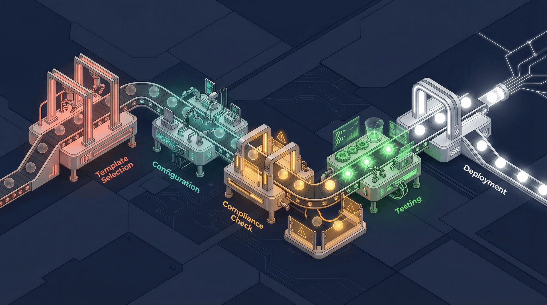 The Agent Factory pipeline from specification to monitoring