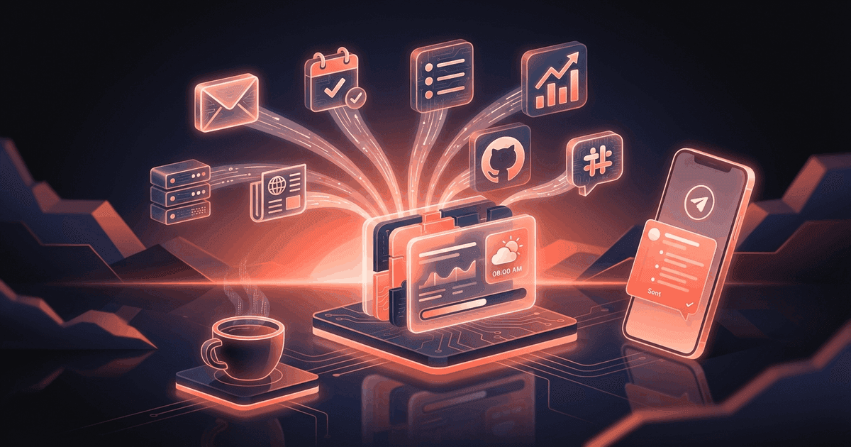 My Morning Briefing Agent Replaced 8 Apps I Used to Check Every Day