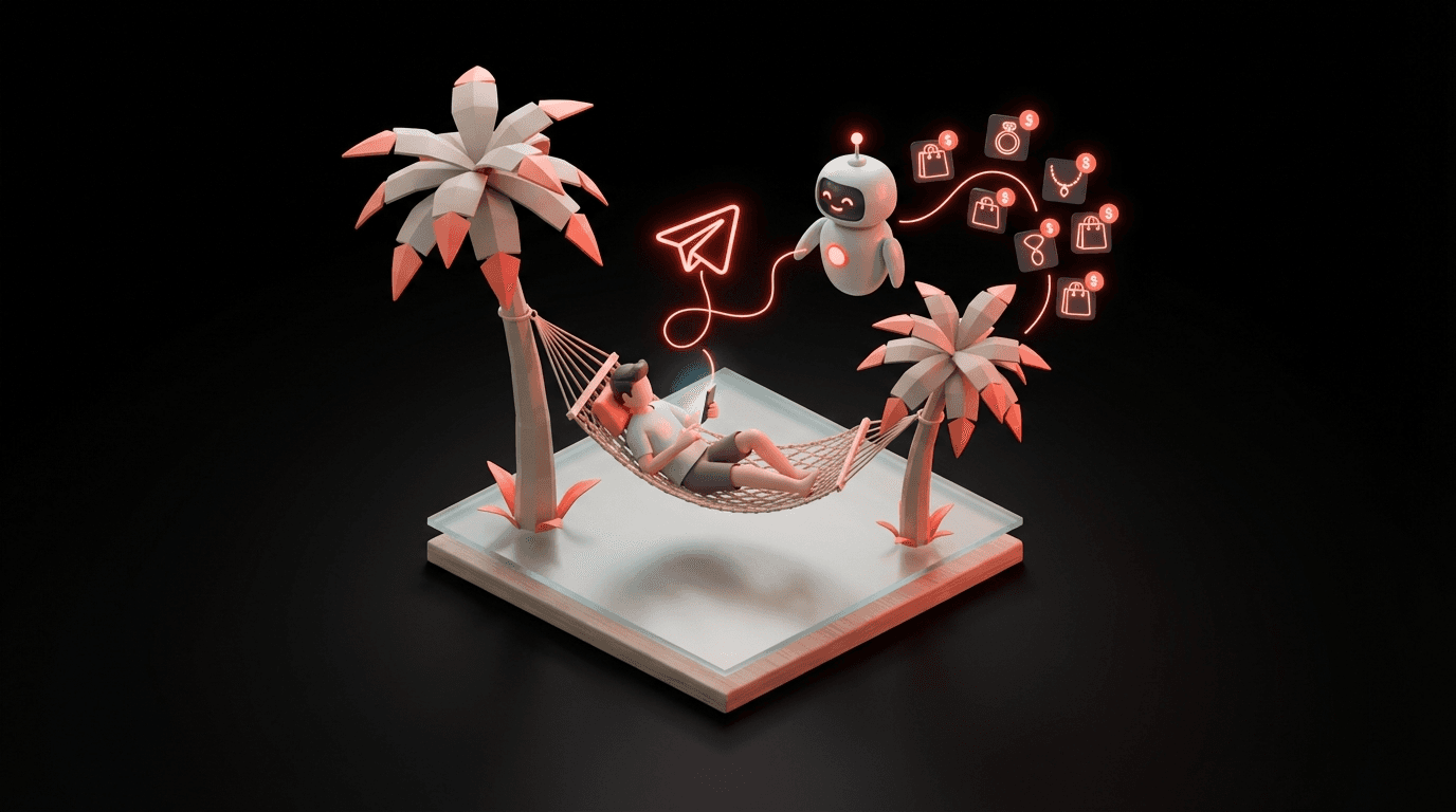 My Telegram Bot Made $4,217 Last Month While I Was on Vacation