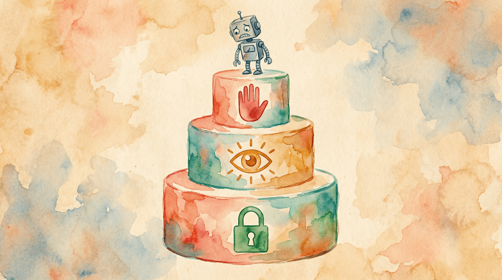 Defense-in-depth architecture with validation gates between agent handoffs