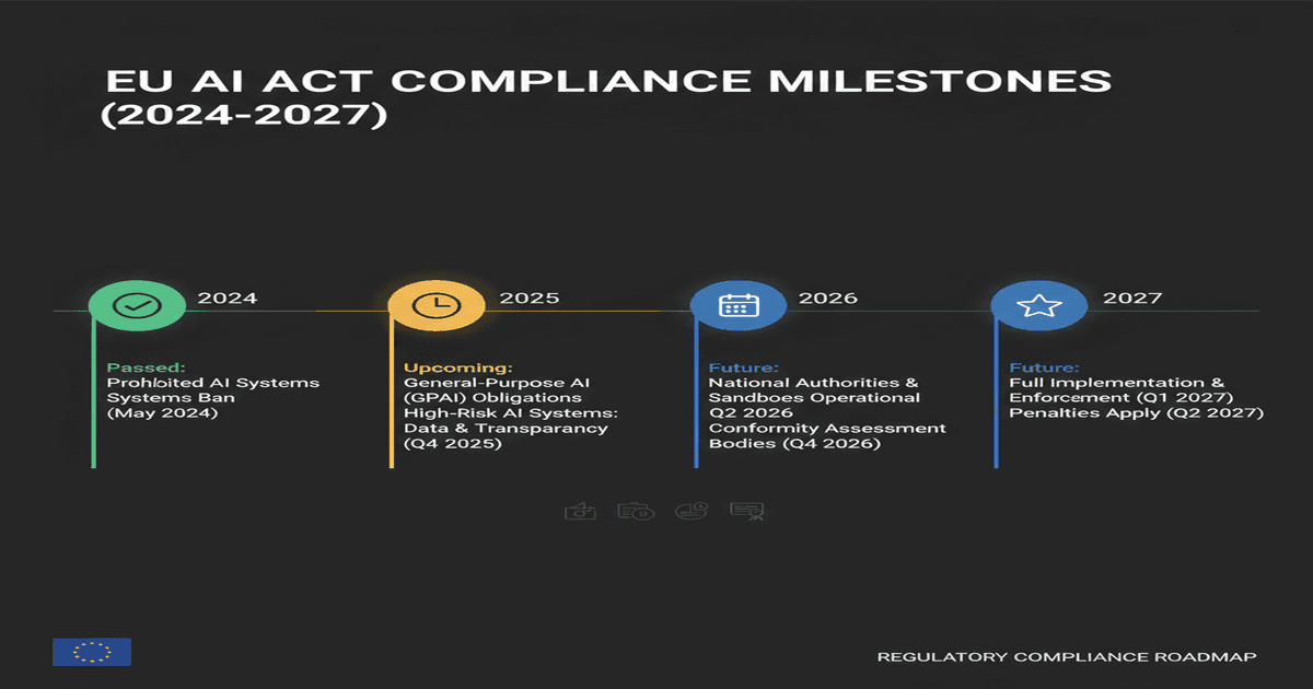 EU AI Act compliance timeline and payroll agent classification requirements